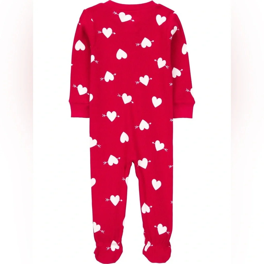 Valentine’s Day heart footie pajamas 18 months